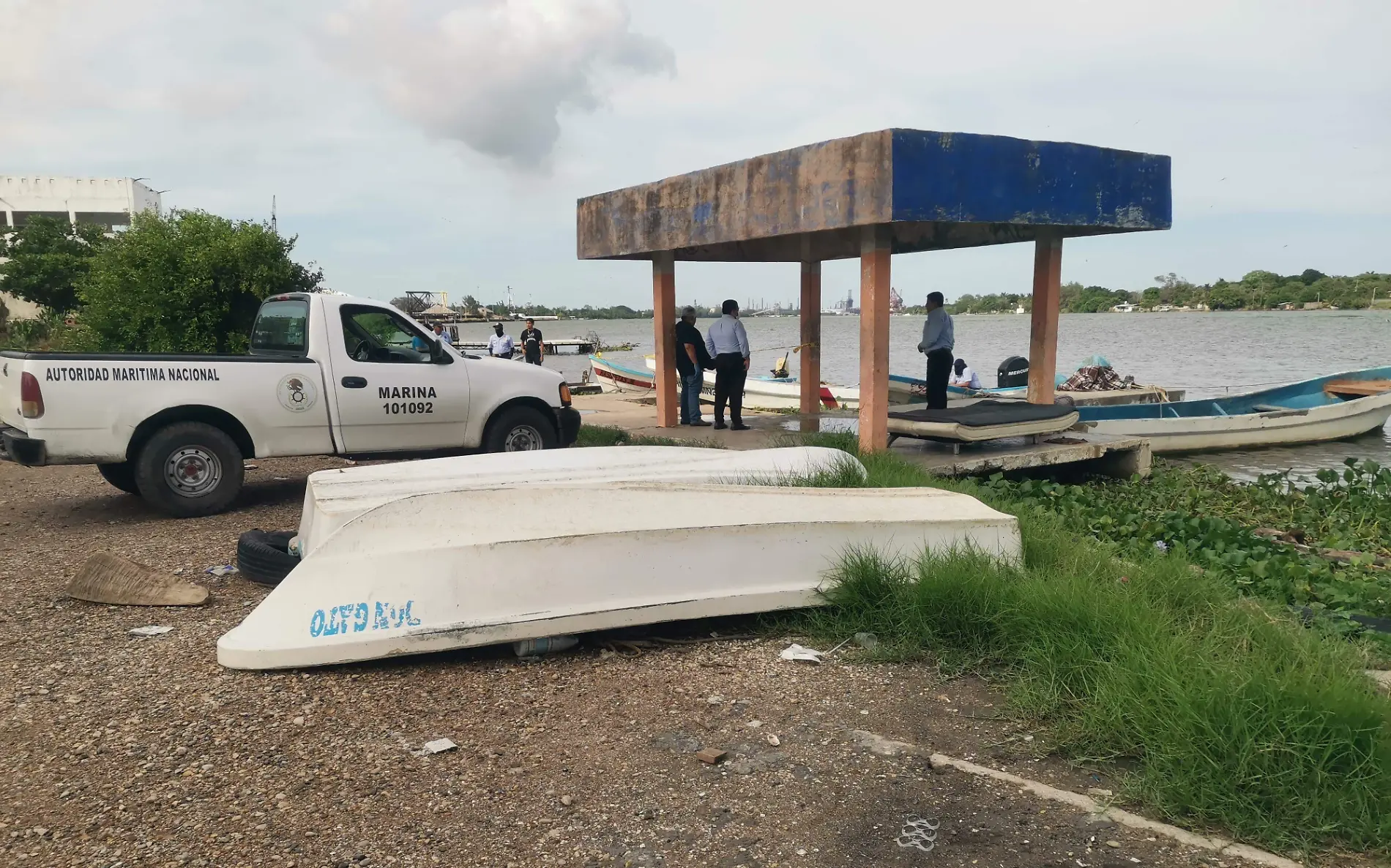 Aparece el cuerpo de una persona flotando en el río Pánuco Alfredo Márquez (1)